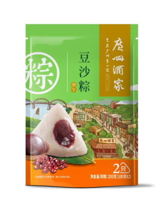 广州酒家真空袋装粽子_豆沙粽200克/袋
